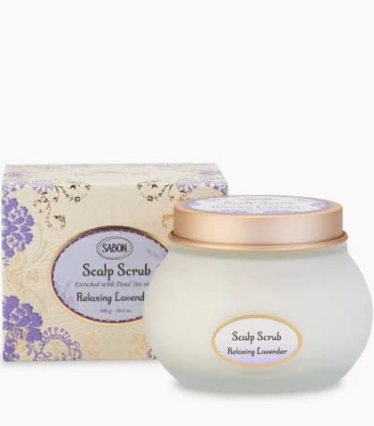 以色列 SABON 舒緩薰衣草死海鹽頭皮磨砂膏 300g